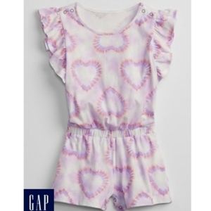 👀50% OFF - NWT‼️ GAP brand Toddler Ruffle Romper Shorts
